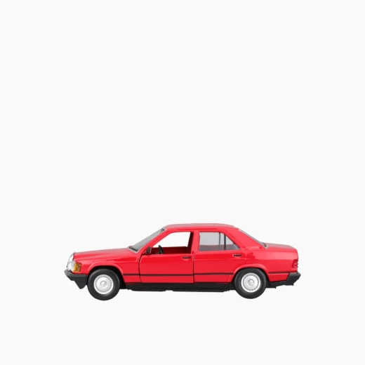 Bburago 1987 Mercedes-Benz 190E Die-Cast Model Car – 1:25 Scale – Detailed design for collectors and enthusiasts – Model 18-21103 BU - Bburago - Image 3