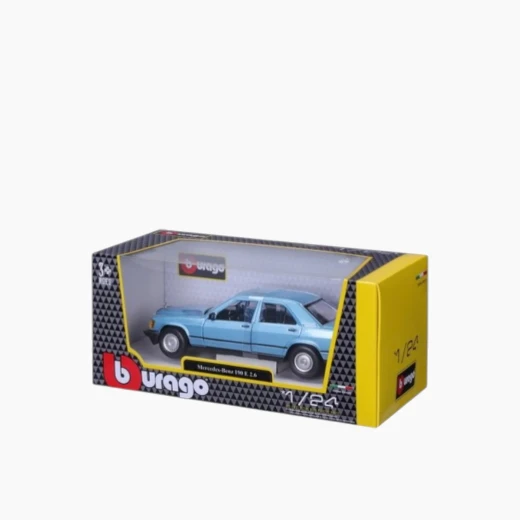 Bburago 1987 Mercedes-Benz 190E Die-Cast Model Car – 1:25 Scale – Detailed design for collectors and enthusiasts – Model 18-21103 BU - Bburago - Image 44