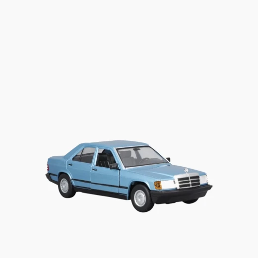 Bburago 1987 Mercedes-Benz 190E Die-Cast Model Car – 1:25 Scale – Detailed design for collectors and enthusiasts – Model 18-21103 BU - Bburago - Image 14