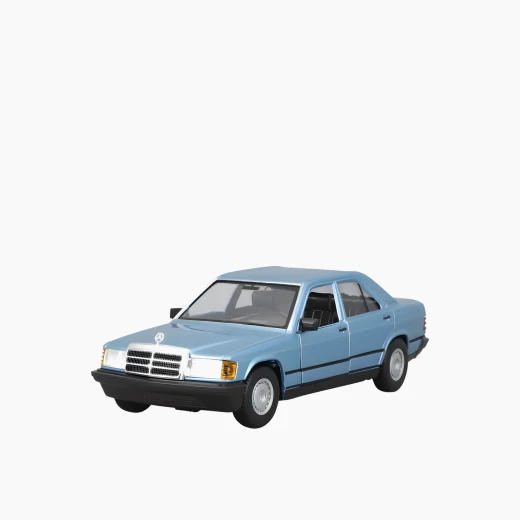 Bburago 1987 Mercedes-Benz 190E Die-Cast Model Car – 1:25 Scale – Detailed design for collectors and enthusiasts – Model 18-21103 BU - Bburago - Image 17