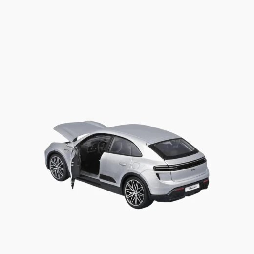 Bburago Porsche Macan 4 Electric (2024) Die-Cast Model Car – 1:24 Scale – Die-cast metal model faithfully reproducing the innovative design – Model 18-21114 BK - Bburago - Image 4