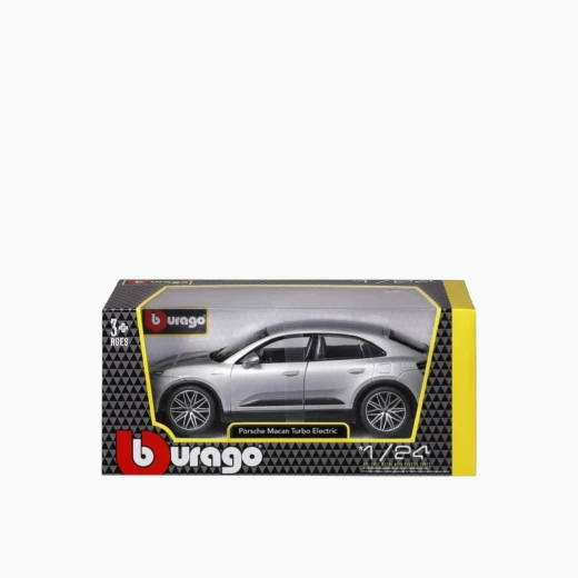 Bburago Porsche Macan 4 Electric (2024) Die-Cast Model Car – 1:24 Scale – Die-cast metal model faithfully reproducing the innovative design – Model 18-21114 BK - Bburago - Image 5