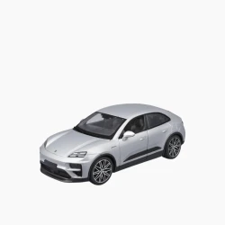Bburago Porsche Macan 4 Electric (2024) Die-Cast Model Car – 1:24 Scale – Die-cast metal model faithfully reproducing the innovative design – Model 18-21114 BK
