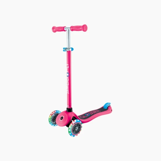 Globber Flow Foldable 125 Lights Scooter – 125mm Wheels – Kick Scooter for Outdoor Riding – Model 423-600-4 - Globber - Image 4