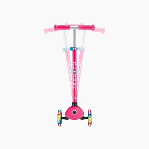 Globber Flow Foldable 125 Lights Scooter – 125mm Wheels – Kick Scooter for Outdoor Riding – Model 423-600-4 - Globber - Image 26