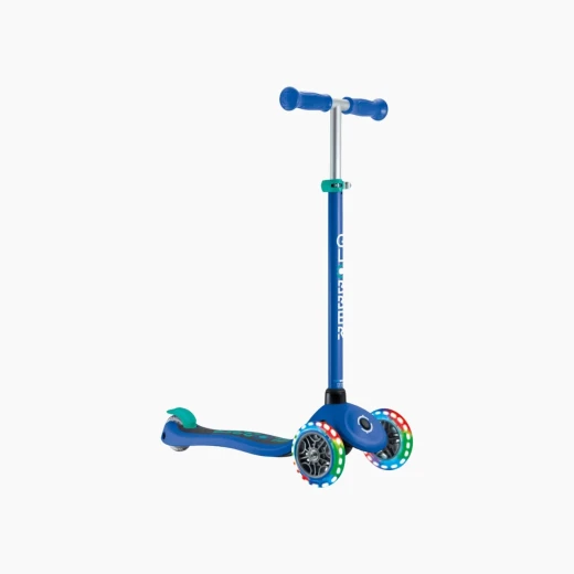 Globber Flow Foldable 125 Lights Scooter – 125mm Wheels – Kick Scooter for Outdoor Riding – Model 423-600-4 - Globber - Image 14
