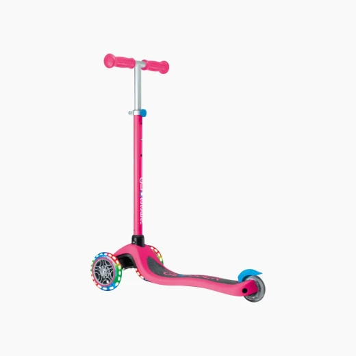 Globber Flow Foldable 125 Lights Scooter – 125mm Wheels – Kick Scooter for Outdoor Riding – Model 423-610-4 - Globber - Image 22