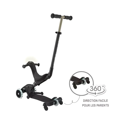 سكوتر Globber Go Up Deluxe Lights 360° – توجيه 360° لتنقل سلس وسهل – موديل 699-320 - جلوبر - Image 4