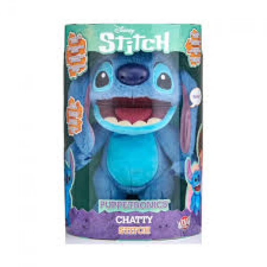 Disney Stitch Real FX Chatty Puppetronic – Interactive Animatronic Plush with Voice Recognition & Expressive Movements - Disney - Image 2