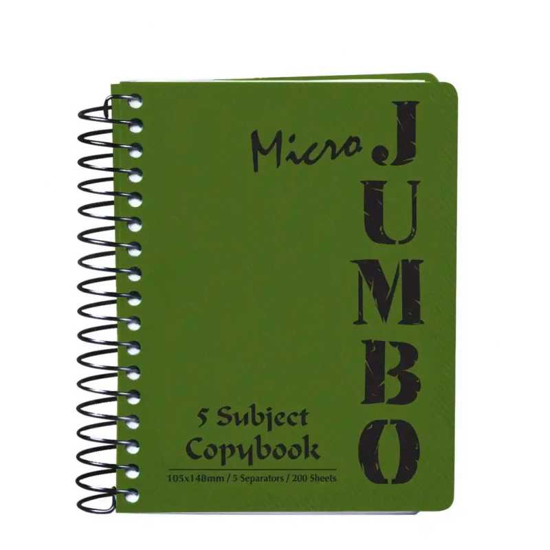 Micro Jumbo 5-Subject Copybook  200 Sheets