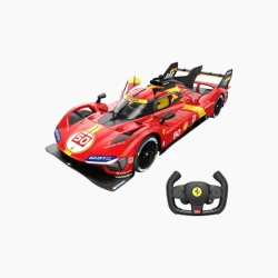 Rastar Ferrari 499P Remote Control Car – Full-function remote control for forward, reverse, left, and right movement – Model 10116