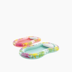 INTEX Tropical Oasis Loungers, 2 Colors – Available in 2 colors – Inflatable Pool Float for Outdoor Water Play – Model 57803
