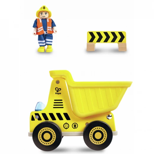 Hape Hauler Dump Truck – Durable Wooden Construction Vehicle for Imaginative and Active Play - Hape - Image 4