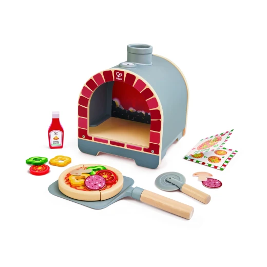 Hape Light & Sizzle Pizza Oven Set – Pretend Play – Realistic pretend-play detailing – Model E3236A - Hape - Image 5