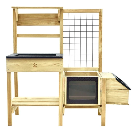 Hape Grow & Play Potting Table – Made from responsibly sourced wood – Science and Discovery Activity Kit – Model E5602A - Hape - Image 4