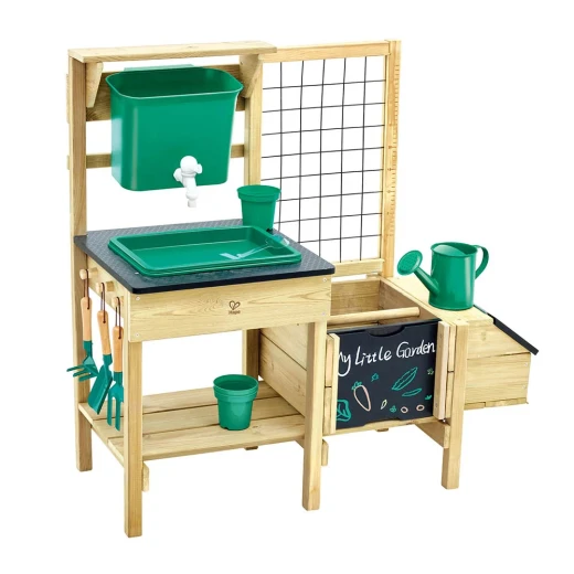 Hape Grow & Play Potting Table – Made from responsibly sourced wood – Science and Discovery Activity Kit – Model E5602A - Hape - Image 6