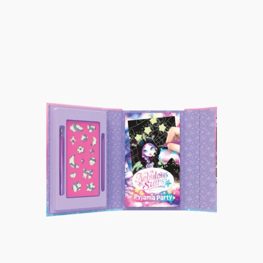 Nebulous Stars Pajama Party Scratch-to-Go - مجموعة أعمال فنية مدمجة لسهولة الحمل - مجموعة أنشطة الفنون والحرف اليدوية - موديل 11449 - نابيوليس ستار - Image 12