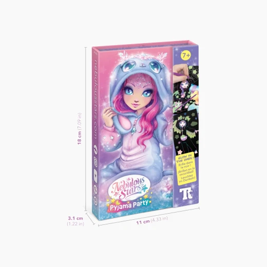 Nebulous Stars Pajama Party Scratch-to-Go - مجموعة أعمال فنية مدمجة لسهولة الحمل - مجموعة أنشطة الفنون والحرف اليدوية - موديل 11449 - نابيوليس ستار - Image 5