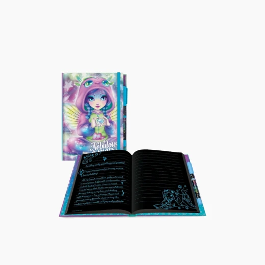 مجموعة أقلام وقلم جل من Nebulous Stars Deluxe، صفحات سوداء – متنوعة – تتضمن قلم جل مصمم خصيصًا للكتابة بشكل مشرق على ورق داكن – موديل 11474 - نابيوليس ستار - Image 2