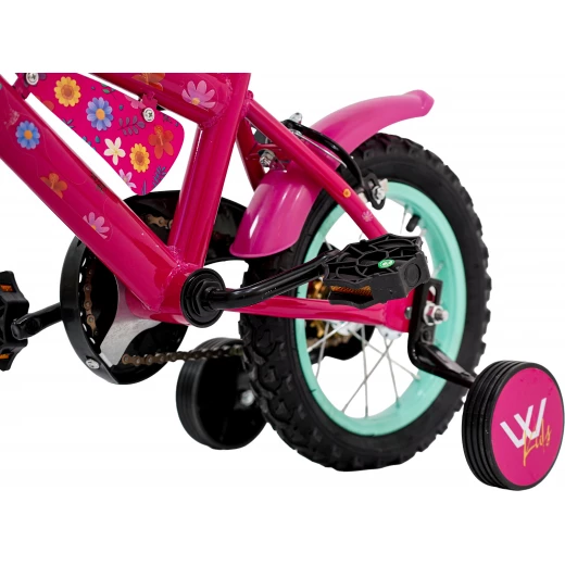 Whizzy Kids Children’s Bicycle – Floral Design – 12 Inch – Model 12204 – Suitable for Ages 3+ - Whizzy - Image 4