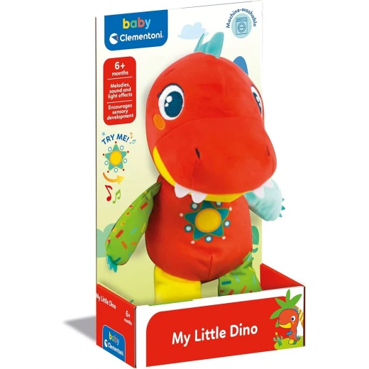 My Little Dino" – Interactive Plush Dinosaur for Babies 6 Months & Up, by Clementoni My Little Dino" – Interactive Plush Dinosaur for Babies 6 Months & Up, by Clementoni