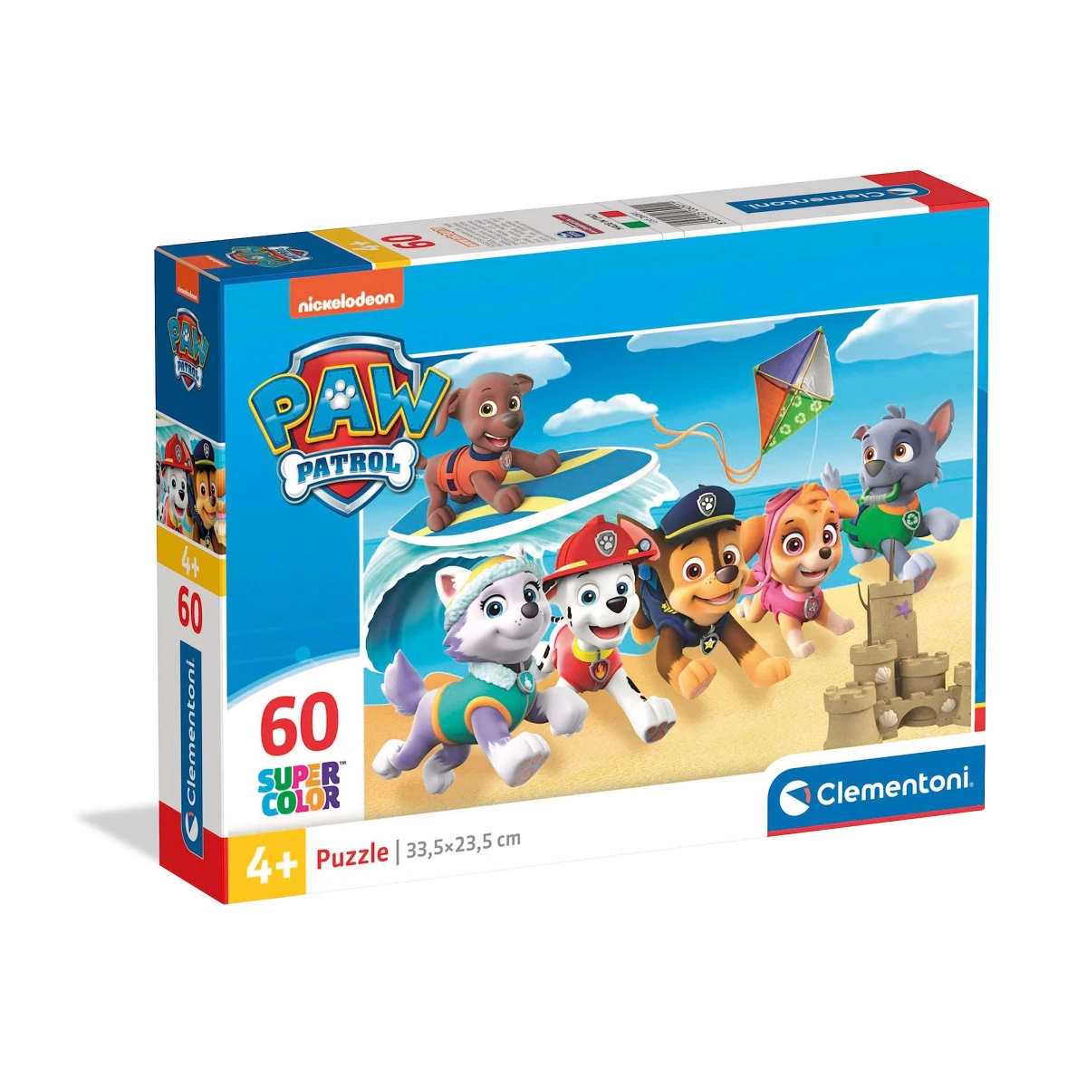 Clementoni – Paw Patrol Supercolor Puzzle – 60-Piece Jigsaw – Model ...