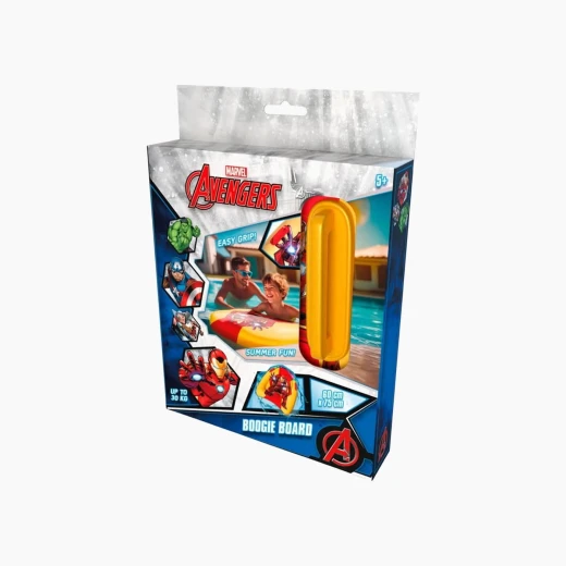 Eolo Marvel Boogie Board – عوامة حمام سباحة قابلة للنفخ للعب في الماء في الهواء الطلق – موديل BOG902-IR - ايلو - Image 7