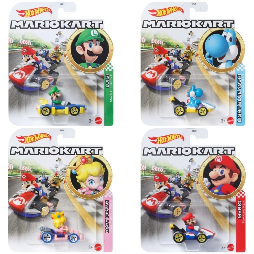 Hot Wheels Mario Kart Replica – Assorted – Everything needed is included in the box – Die-Cast Collectible Model Car – Model GBG25 - Mattel - Image 10