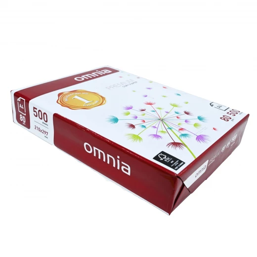 Omnia A4 Printing Paper, 80gsm, 500 Sheets, Multifunctional, Excellent Quality Omnia A4 Printing Paper, 80gsm, 500 Sheets, Multifunctional, Excellent Quality