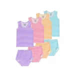 Junior Baby Girls set & Striped Panties, (9-12 M) - Junior Clothing