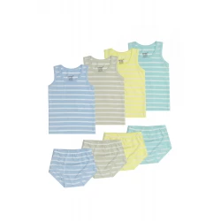 Junior Baby Boy's Set & Printed Panties, (3-6 M)