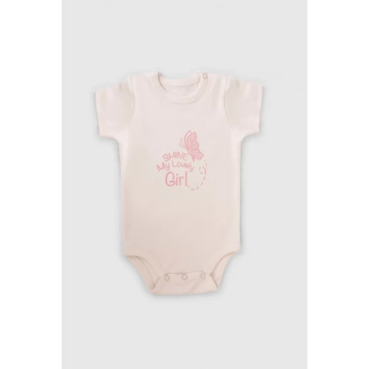Junior Bodysuit short Sleeve love Girl, (12-18 M), 3 Pcs - Junior Clothing - Image 4