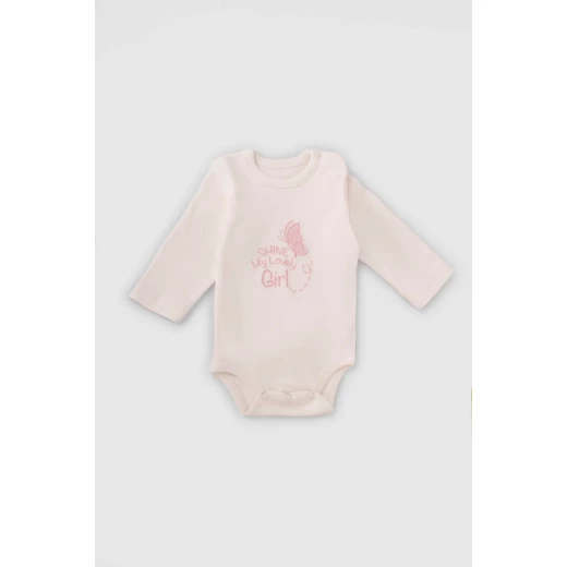 Junior Bodysuit Long Sleeve Love Girl, (18-24 M), 3 Pcs - Junior Clothing - Image 3