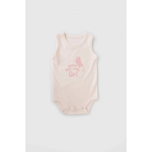 Junior Bodysuit Sleeveless Love girl, (3-6 M), 3 Pcs - Junior Clothing - Image 4