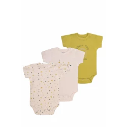 Junior Bodysuit short Sleeve Summer nights, (6-9 M), 3 Pcs