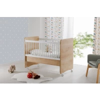 Babywhen 1066 Mother Side Crib With Wheels Somon