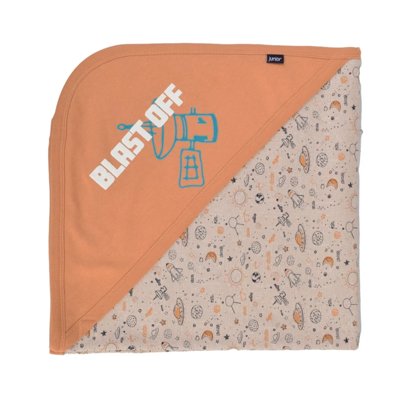 Junior Printed Blanket Space gamer - Junior Clothing