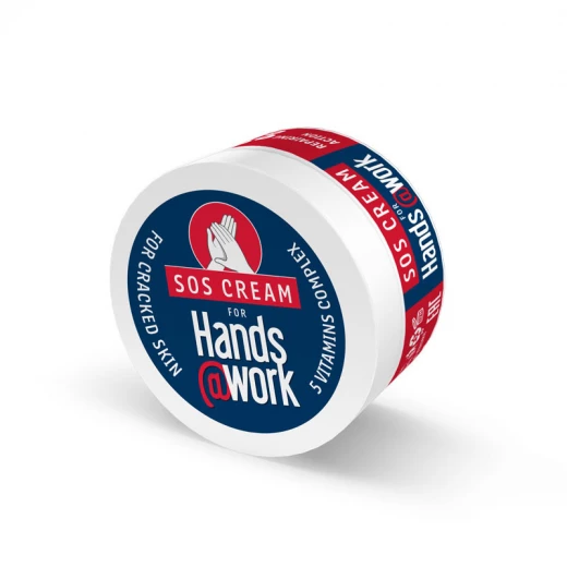 Hands work SOS Cream, For cracked skin, 5 Vitamins complex, 50 ml - Hands@Work - Image 3