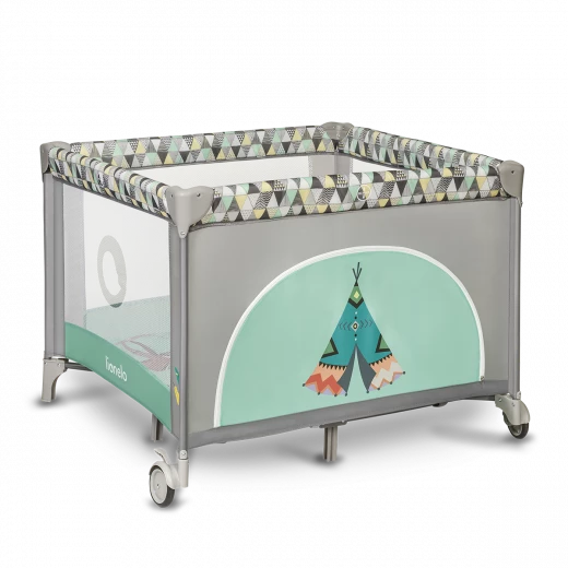 Lionelo Playpen Lene GREEN TURQUOISE - LIONELO - Image 3