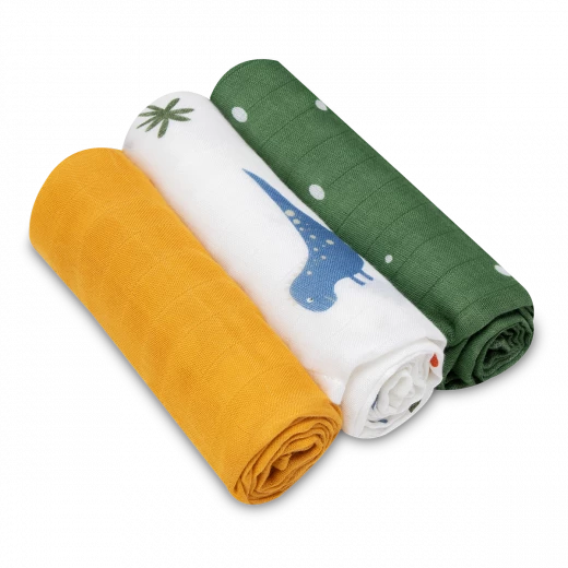 Lionelo Swaddle Bamboo  Box Dino - LIONELO - Image 8