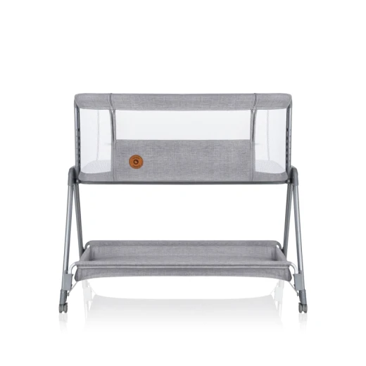 Lionelo Luna 2in1 Bedside Crib, Grey Concrete - LIONELO - Image 12