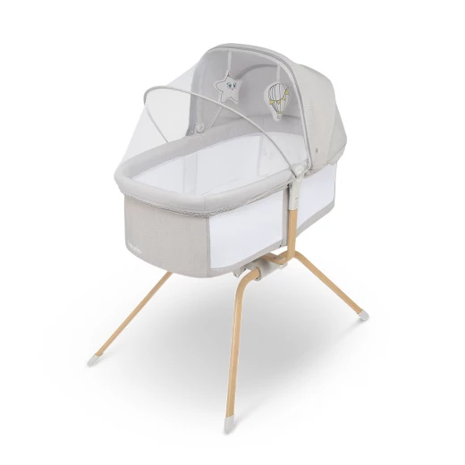 Lionelo Malin Evo Crib, Grey Stone - LIONELO - Image 2