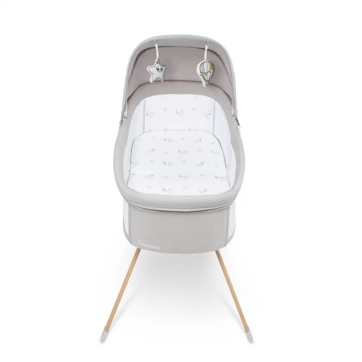 Lionelo Malin Evo Crib, Grey Stone - LIONELO - Image 6