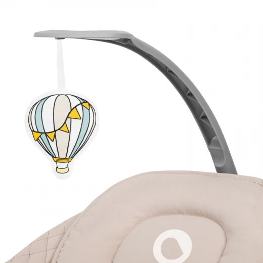 Lionelo Rio Baby Bouncer, Beige Latte - LIONELO - Image 2