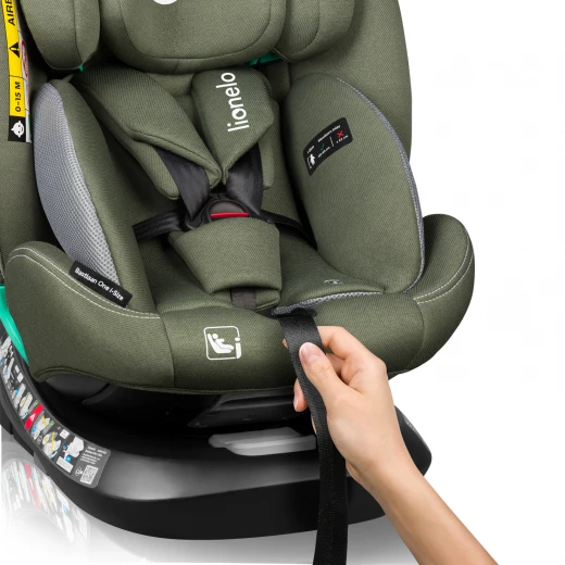 Lionelo Car Seat Bastiaan one I-Size, Green Olive - LIONELO - Image 2