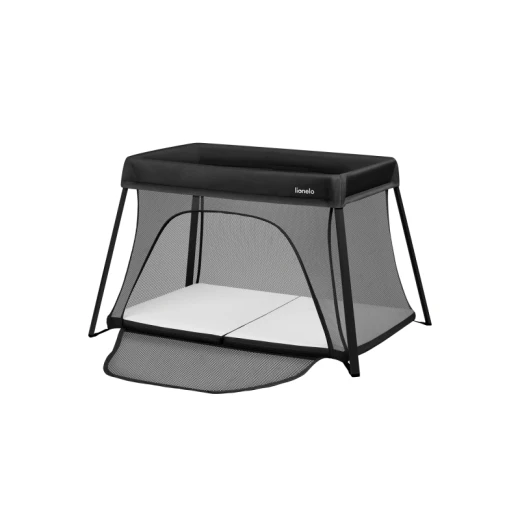 lionelo Alice 3-in-1 Baby Playpen Travel Cot, Black - LIONELO - Image 4