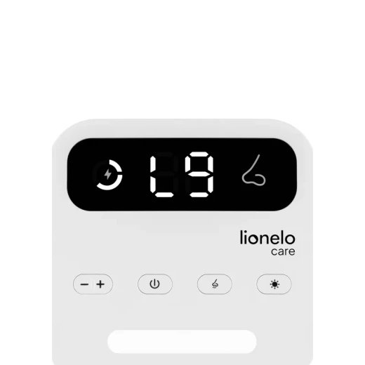 شفاط الأنف اللاسلكي ليونيلو بيبي إير فلو يوفر قوة شفط مخصصة تناسب طفلك لتنظيف الأنف بفاعلية وسهولة، مما يضمن له تنفساً مريحاً ونوماً هادئاً طوال الوقت - ليونيلو - Image 5