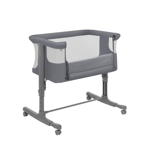 Lionelo Aurora Bedside Crib Grey Monument 3 in 1 Co Sleeper Freestanding Cot and Rocker with Mesh Sides and Adjustable Incline for Newborns Lionelo Aurora Bedside Crib Grey Monument 3 in 1 Co Sleeper Freestanding Cot and Rocker with Mesh Sides and Adjustable Incline for Newborns