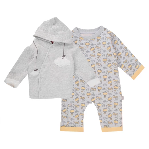 Junior Sky Printed Bodysuit & Jacket (6-9 m) - Junior Clothing - Image 6