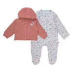 Junior Hello Birde Printed Bodysuit & Jacket (9-12 m) - Junior Clothing